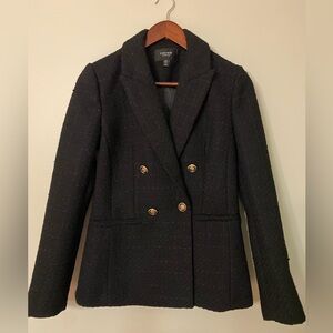 Ever New Tweed black blazer (2/4)